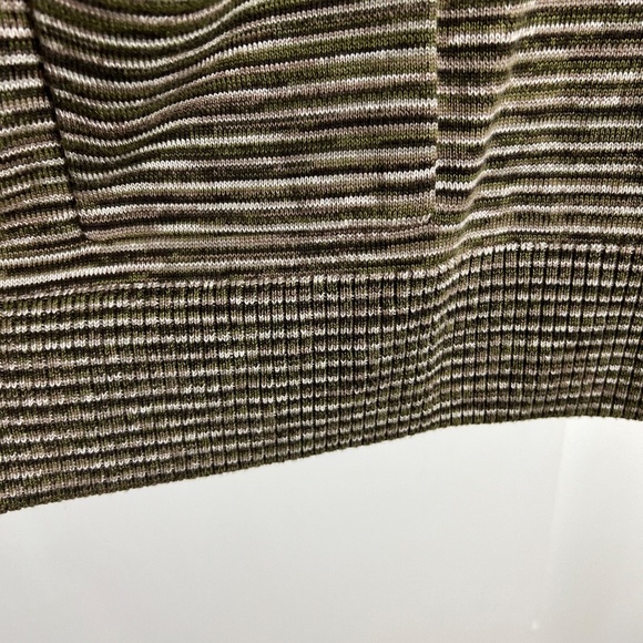 Anthropologie eight eight eight Cowell neck green and brown earth tones tunic, M - Picture 13 of 16